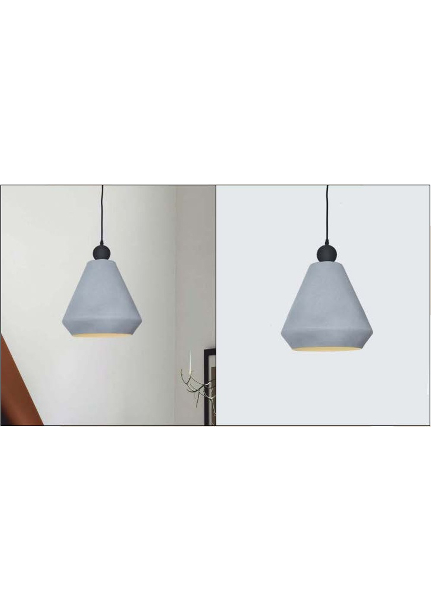 Beyond Lights - Concrete Pendant Lamp- GL